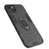 Ring Armor case til iPhone 14 Pro Max pansret cover magnetisk holder ring sort