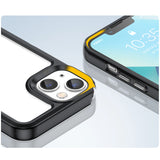 Outer Space Case iPhone 14 Plus hardcover med en gel ramme sort