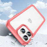 Outer Space Case iPhone 14 Pro hardcover med en gel ramme rød