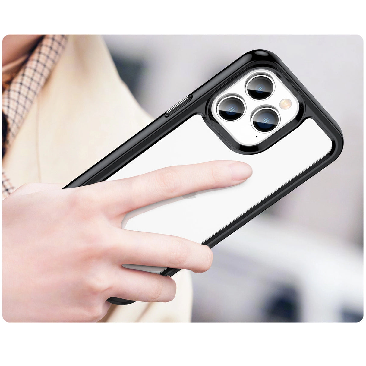 Ude i rummet Case IPHONE 14 PRO MAX BLACK