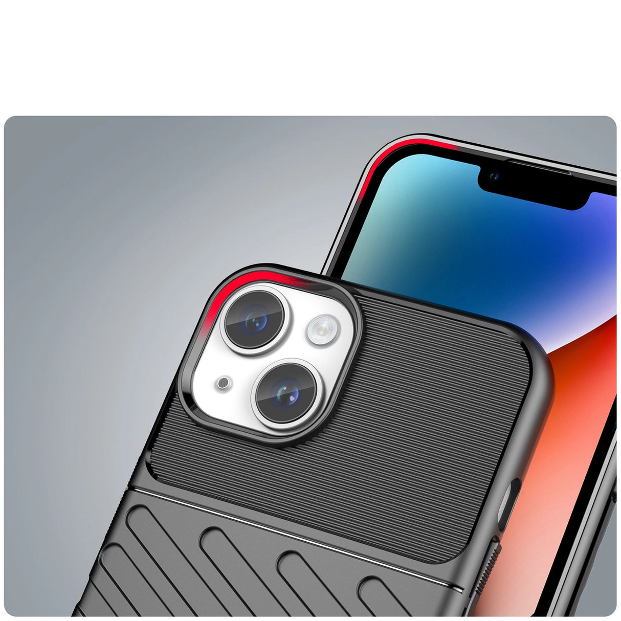 Thunder Case iPhone 14 pansret æske sort