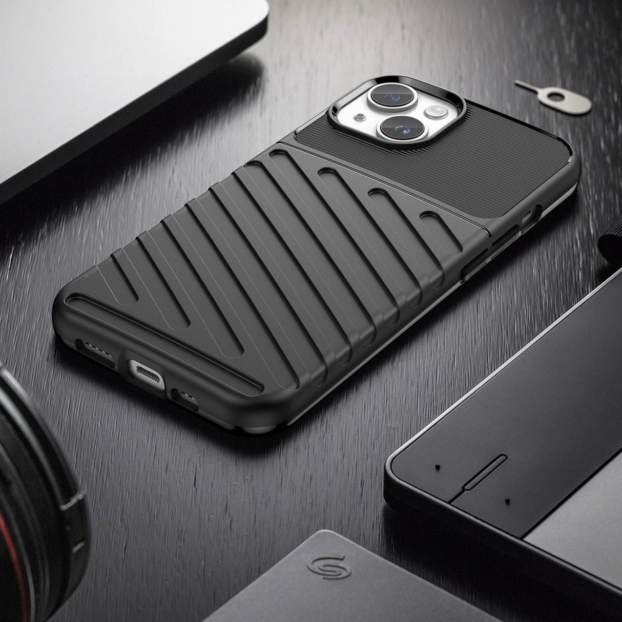 Thunder Case iPhone 14 pansret æske sort