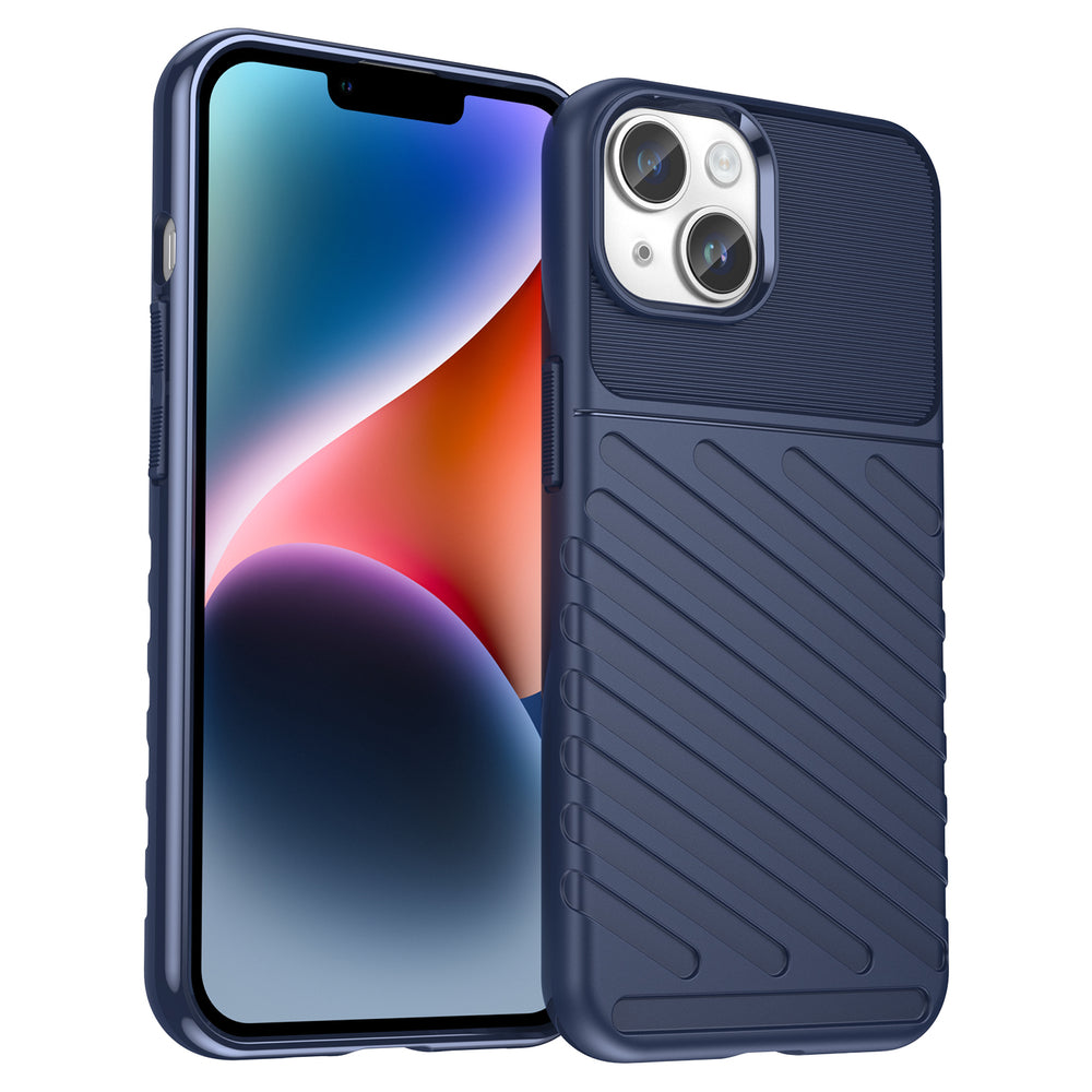 Thunder Case iPhone 14 Plus blå pansret kuffert