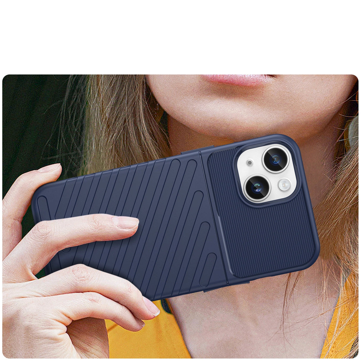 Thunder Case iPhone 14 Plus blå pansret sag