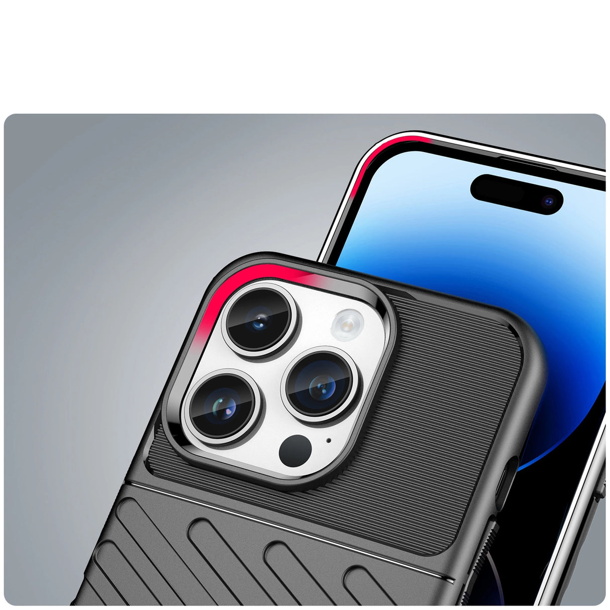 Thunder Case iPhone 14 Pro Max pansret æske sort