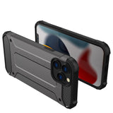 Hybrid Armor case til iPhone 14 Pro pansret hybrid cover blå