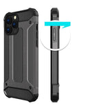 Hybrid Armor case iPhone 14 Pro Max pansret hybrid case sort