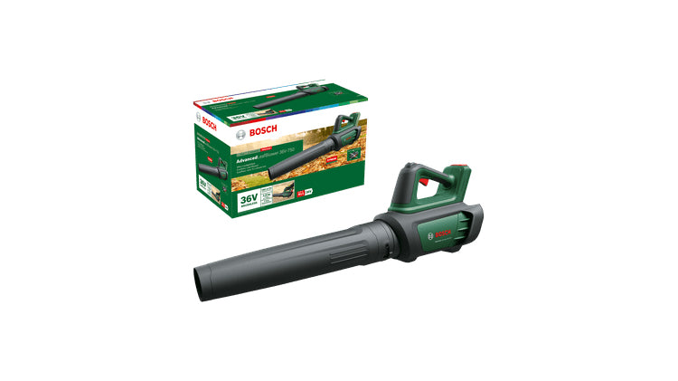 Bosch AdvancedLeafBlower 36V-750 batteridreven løvblæser Sort, Grøn