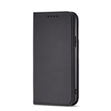Magnetkort Hylde Hylde til iPhone 14 Pro Max flip cover tegnebog stativ sort