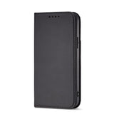 Magnet Card Case Case for iPhone 14 Pro Max flip cover tegnebog stand sort