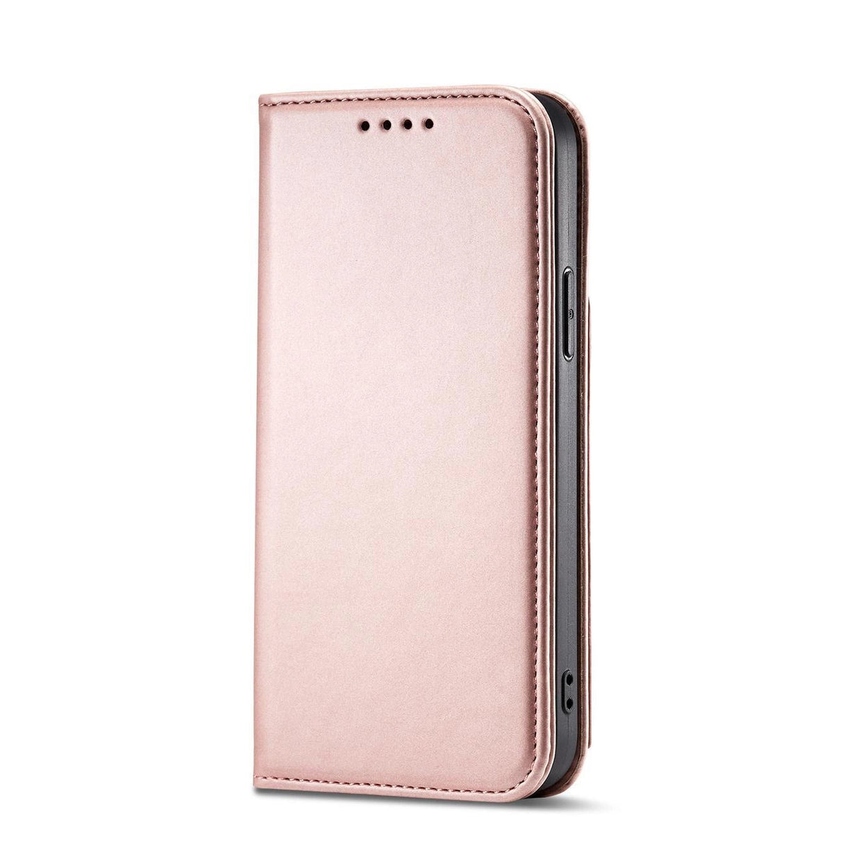 Magnet Card Case Case for iPhone 14 Pro Max flip cover tegnebog stativ pink
