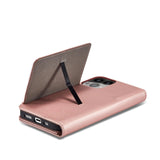 Magnet Card Case Case for iPhone 14 Pro Max flip cover tegnebog stativ pink