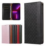 Magnet Strap Case til iPhone 14 Flip Wallet Mini Lanyard Stand Black