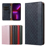 Magnet Strap Case Case for iPhone 14 Plus Flip Wallet Mini Lanyard Stand Blå