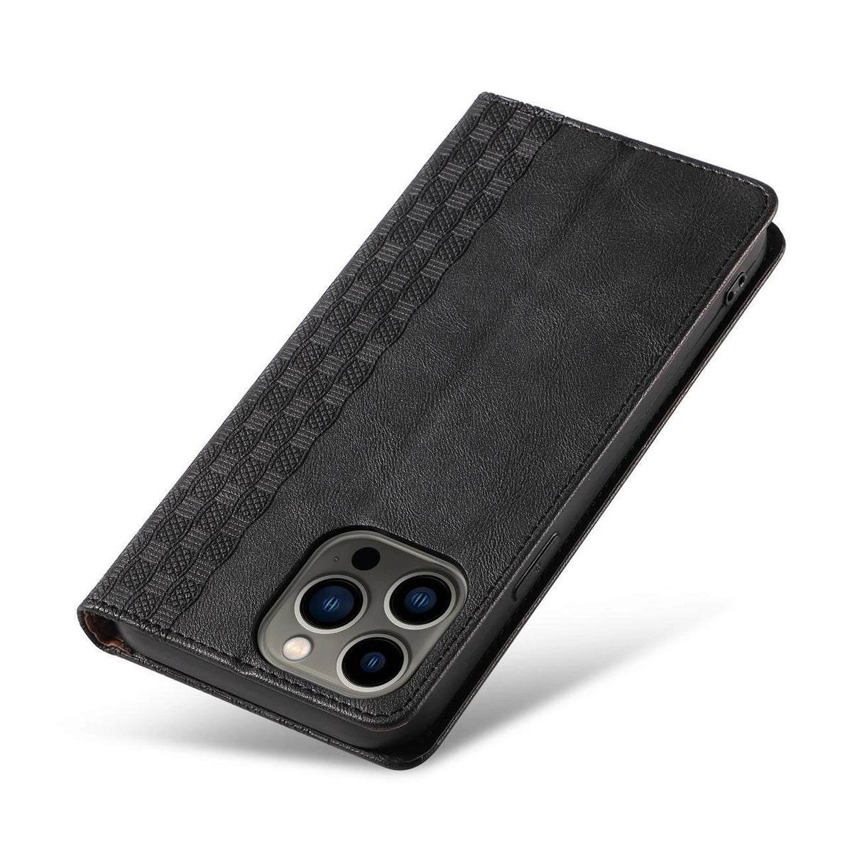 Magnet Strap Case Case for iPhone 14 Pro Max Flip Wallet Mini Lanyard Stand Sort