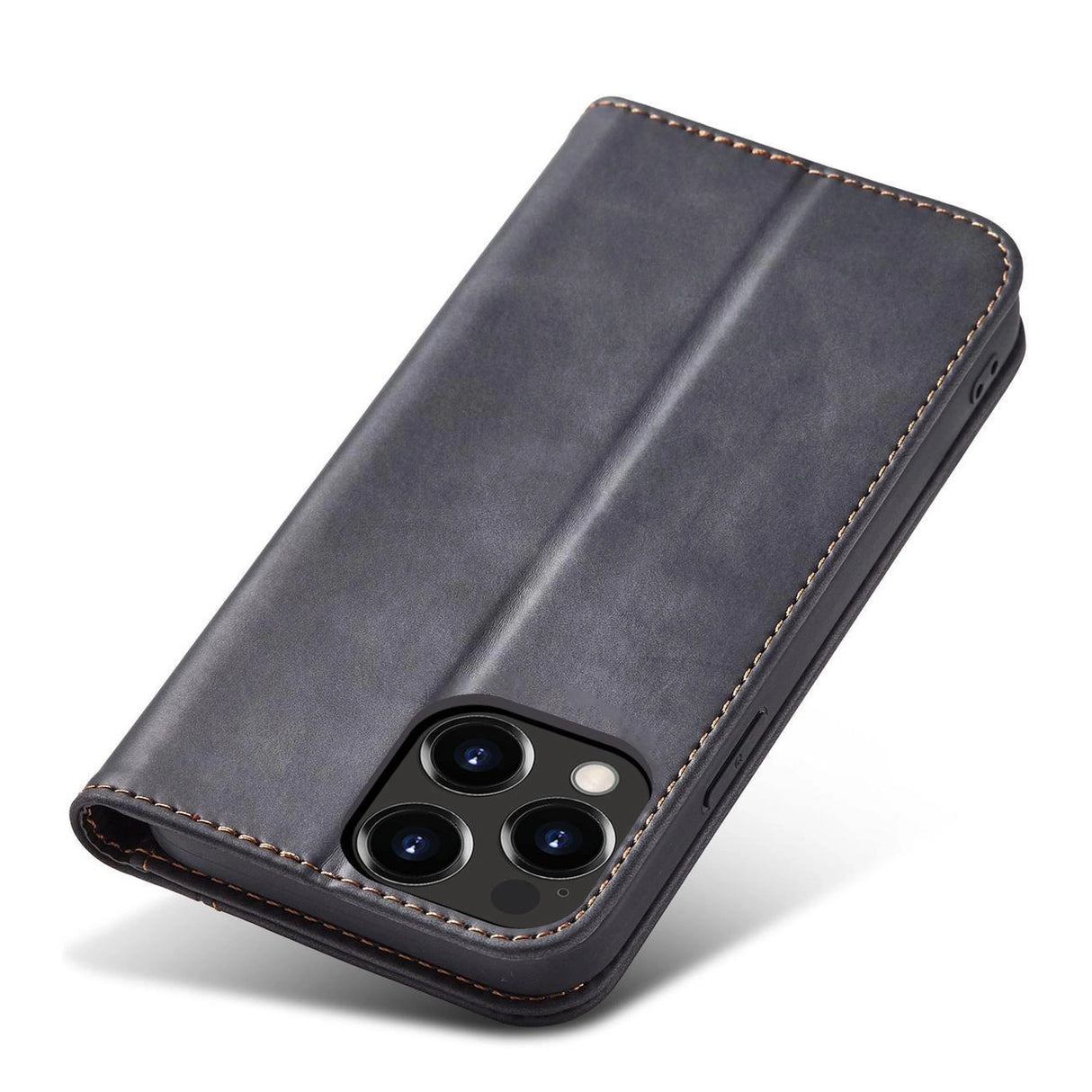 Magnet Fancy Case Case for iPhone 14 flip cover tegnebog stativ sort