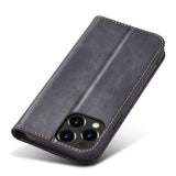 Magnet Fancy Case Case til iPhone 14 Plus flip cover tegnebog stativ sort