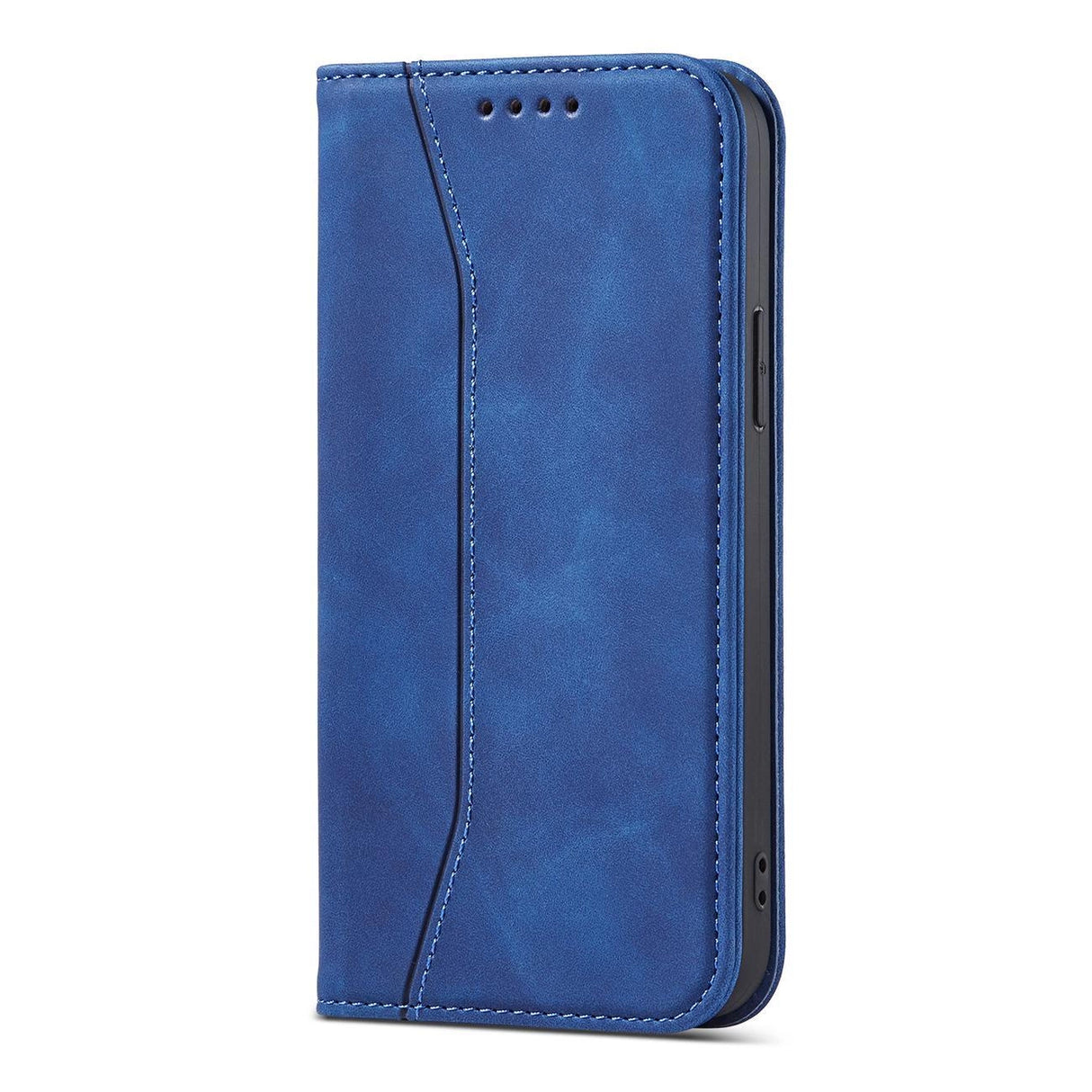 Magnet Fancy Case Case til iPhone 14 Plus flip cover tegnebog stativ blå