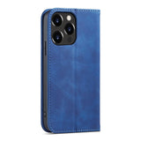 Magnet Fancy Case Case til iPhone 14 Plus flip cover tegnebog stativ blå