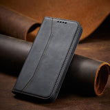Magnet Fancy Case Case til iPhone 14 Pro flip cover tegnebog stativ sort