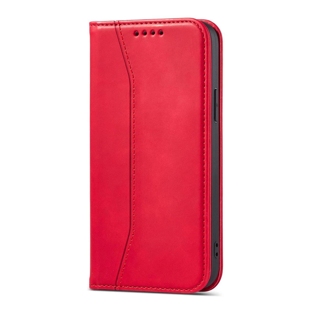 Magnet Fancy Case Case for iPhone 14 Pro flip cover tegnebog stativ rød