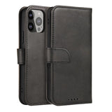 Magnet Case elegant cover case med flip og stand funktion til iPhone 14 Pro Max sort