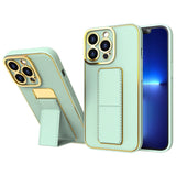 Ny Kickstand Case til iPhone 13 Pro med stativ grønt