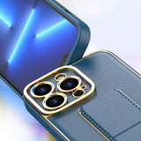 Ny Kickstand Case Case til iPhone 13 Pro med stativ lilla