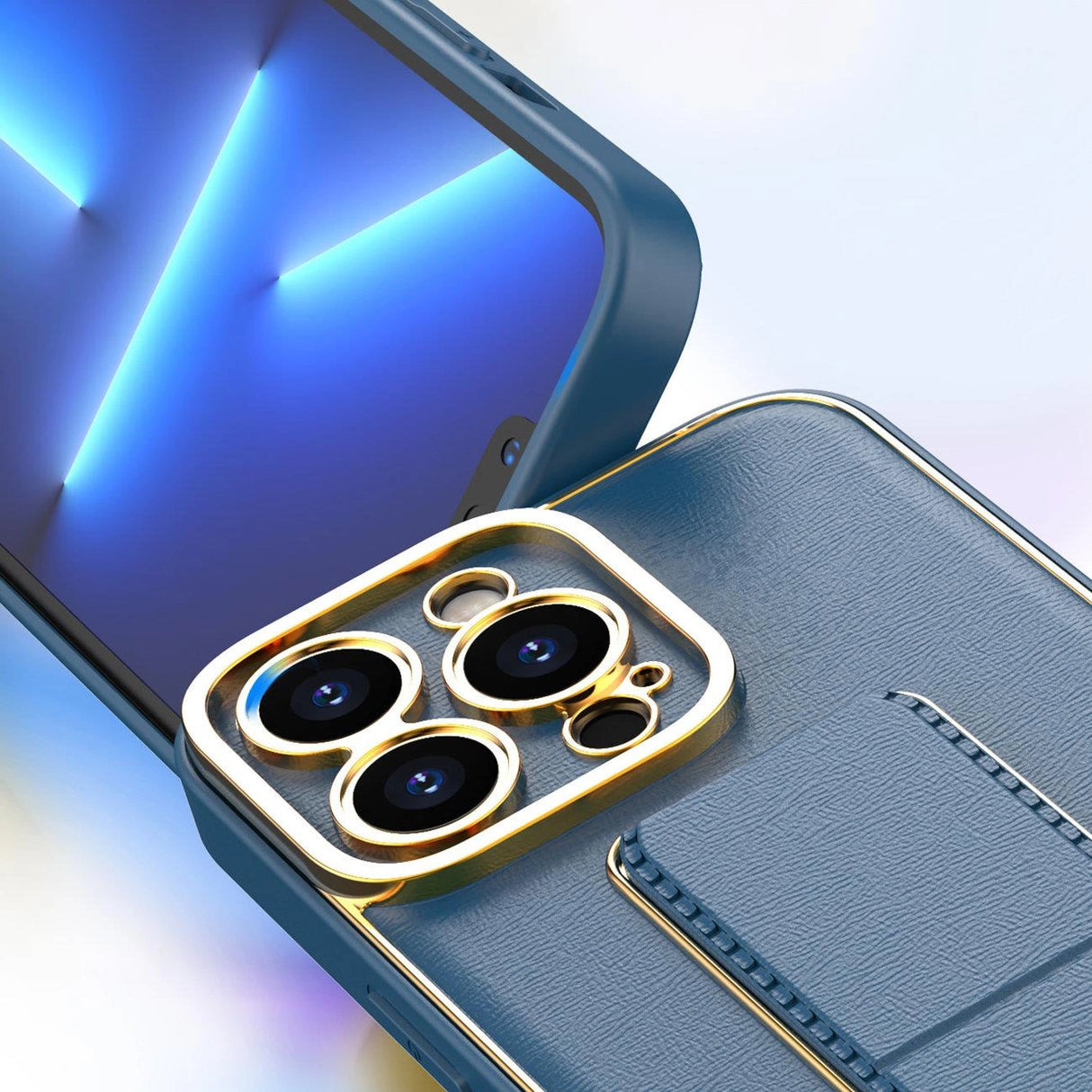 Ny Kickstand Case Case til iPhone 13 Pro Max med stativ rød