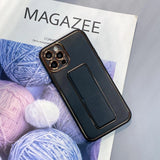 Ny Kickstand Case Case til iPhone 13 Pro Max med stativ sort