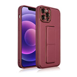 Ny Kickstand Case cover til Samsung Galaxy A12 5G med stativ rød