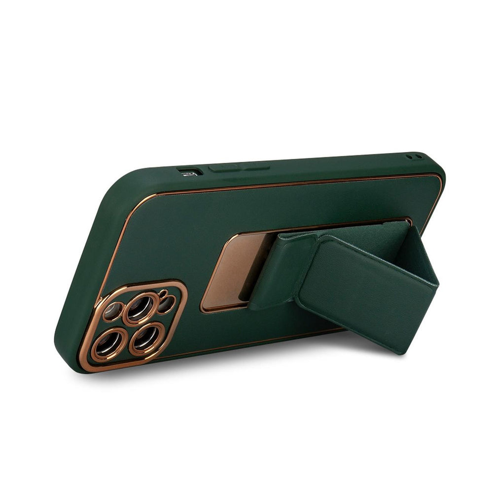 Ny Kickstand Case cover til Samsung Galaxy A12 5G med stativ rød