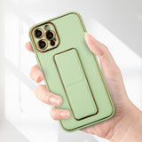 Ny Kickstand Case Case til iPhone 12 Pro med stativ sort