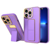 Ny Kickstand Case Case til iPhone 12 Pro med stativ lilla