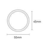 Magnetisk ring fra Baseus Halo-serien (2 stykker/pakning) sølv (PCCH000012)
