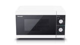 Sharp YC-MG01E-W mikrobølgeovn Sort, Hvid Grill mikroovn Bordplade 20 L 800 W