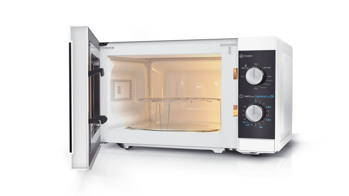 Sharp YC-MG01E-W mikrobølgeovn Sort, Hvid Grill mikroovn Bordplade 20 L 800 W