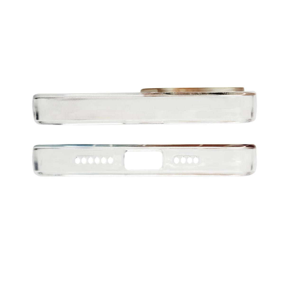 Marmor Case til iPhone 12 Pro Gel Cover Orange Marmor