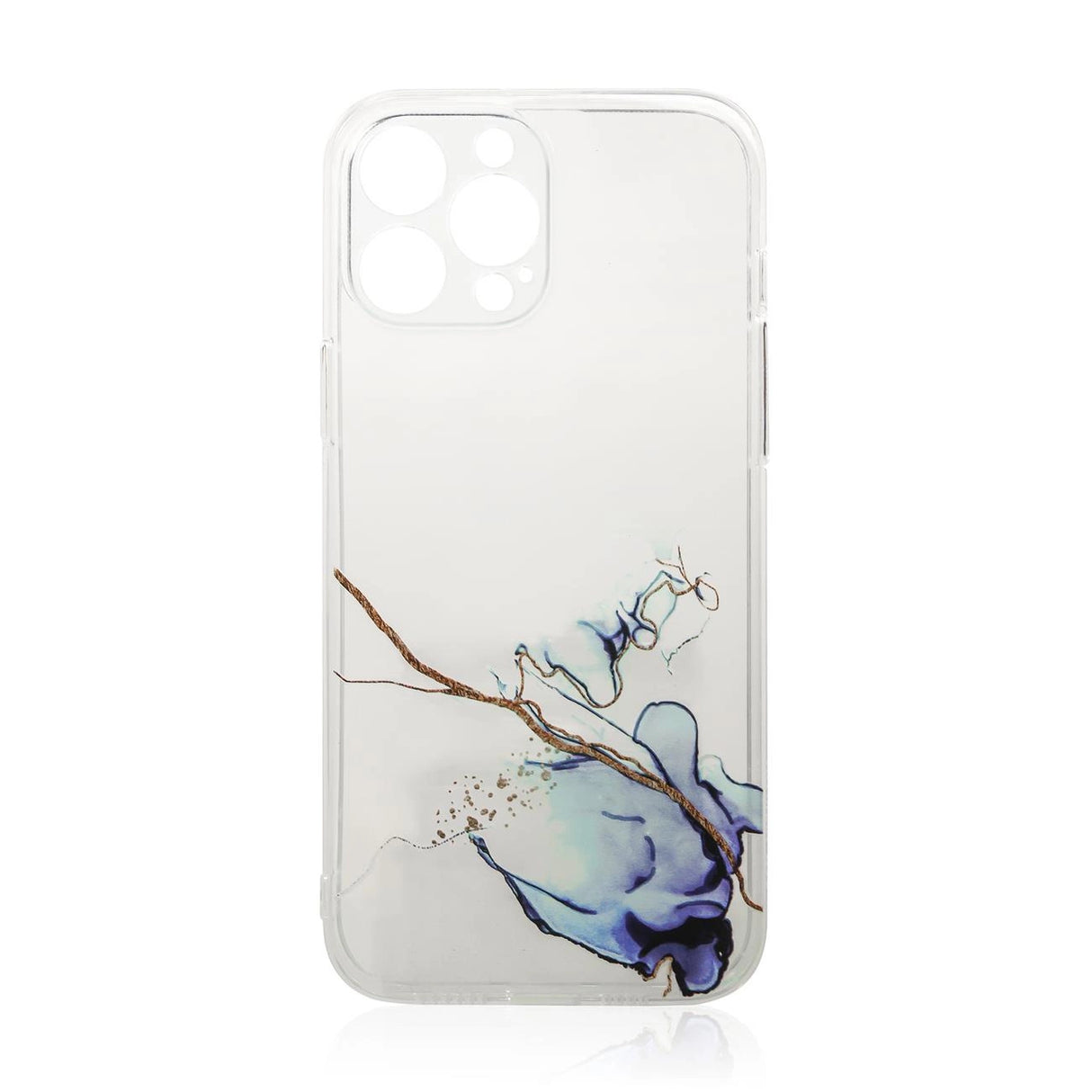 Marmor Case til iPhone 12 Pro Gel Cover Marmor Blå