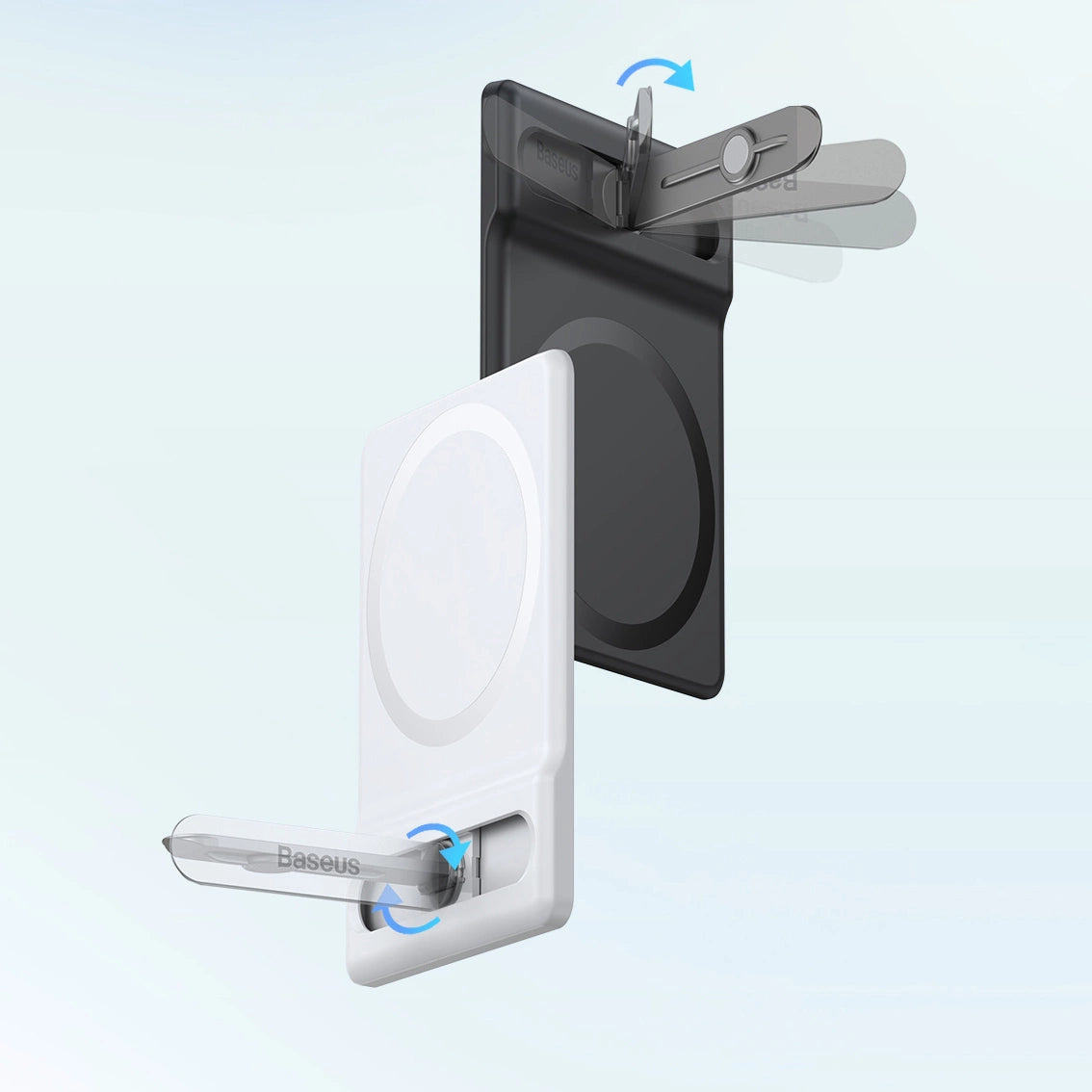 Foldestativ Baseus med magnetholder hvid (LUXZ010002)