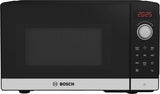 Bosch Serie 2 FFL023MS2 mikrobølgeovn Sort, Rustfrit stål Solo mikroovn Bordplade 20 L 800 W