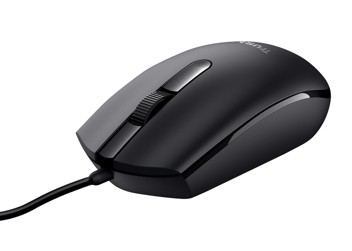 Trust Basi mus Kontor Ambidextrous USB Type-A Optisk 1200 dpi