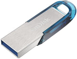 SanDisk Ultra Flair USB-nøgle 32 GB USB Type-A 3.2 Gen 1 (3.1 Gen 1) Blå, Sølv
