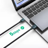 Ugreen US128 90576 USB-A 3.0 / USB-A 3.0 5Gb/s kabel 3m - sort
