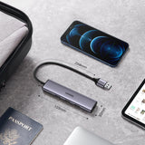 Ugreen USB HUB splitter - 4x USB 3.0 grå (CM473 20805)