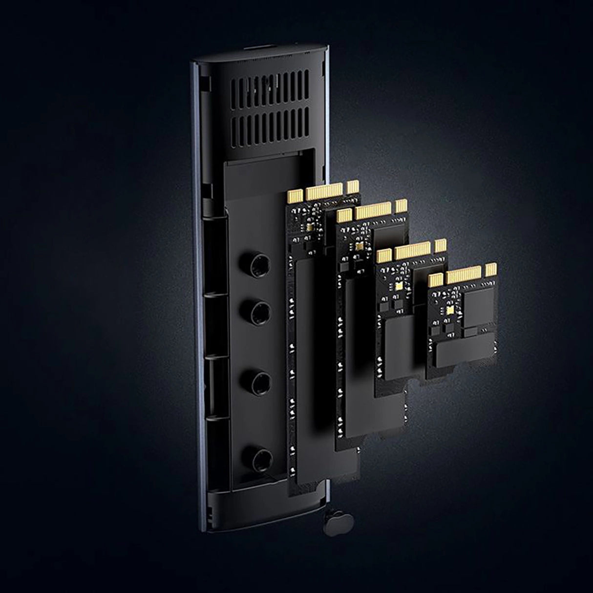 Ugreen CM400 90264 caddy til M.2 SSD med USB-C 3.2 port - grå