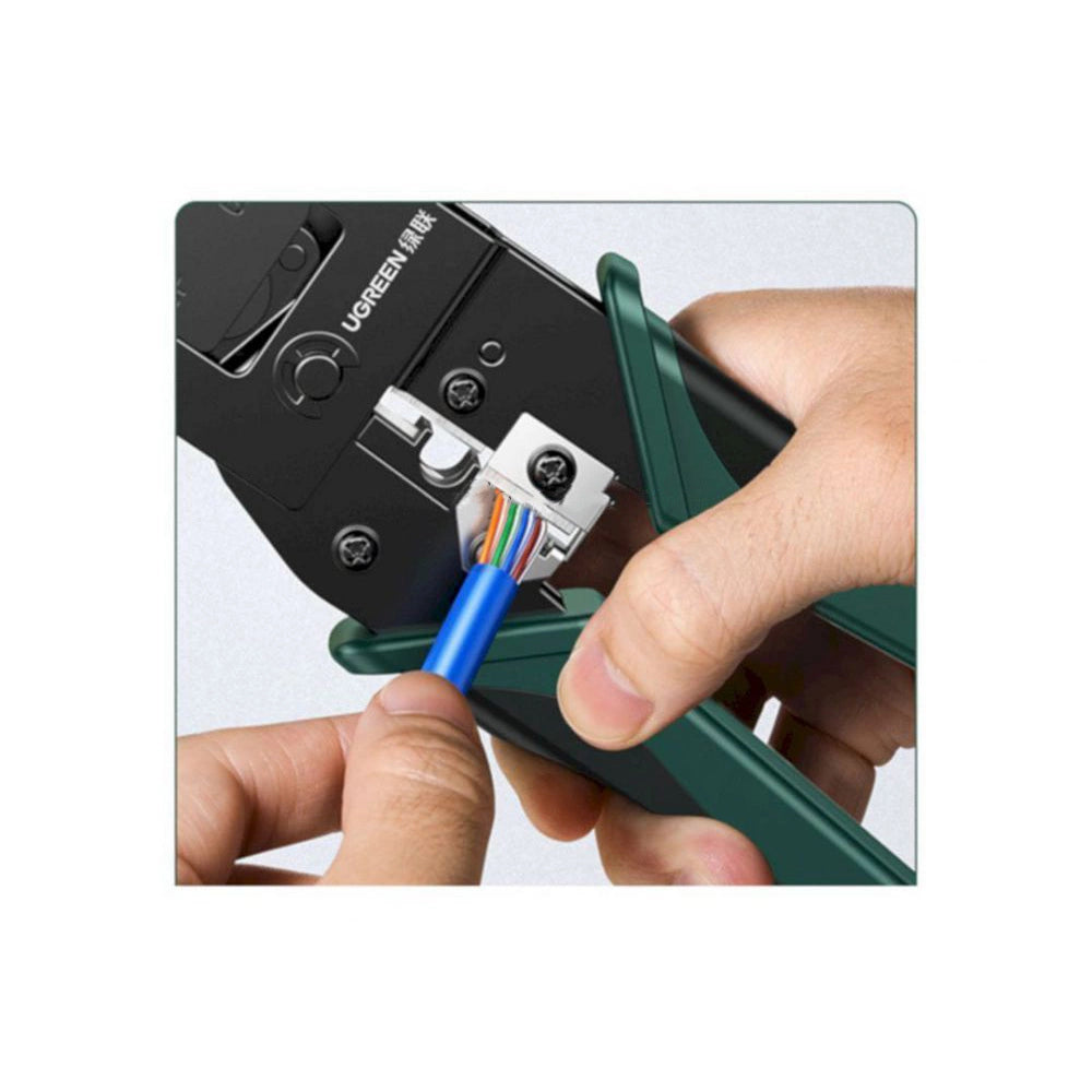 Ugreen kabelstik-crimper til internet Ethernet-kabler grøn (NW136 70683)
