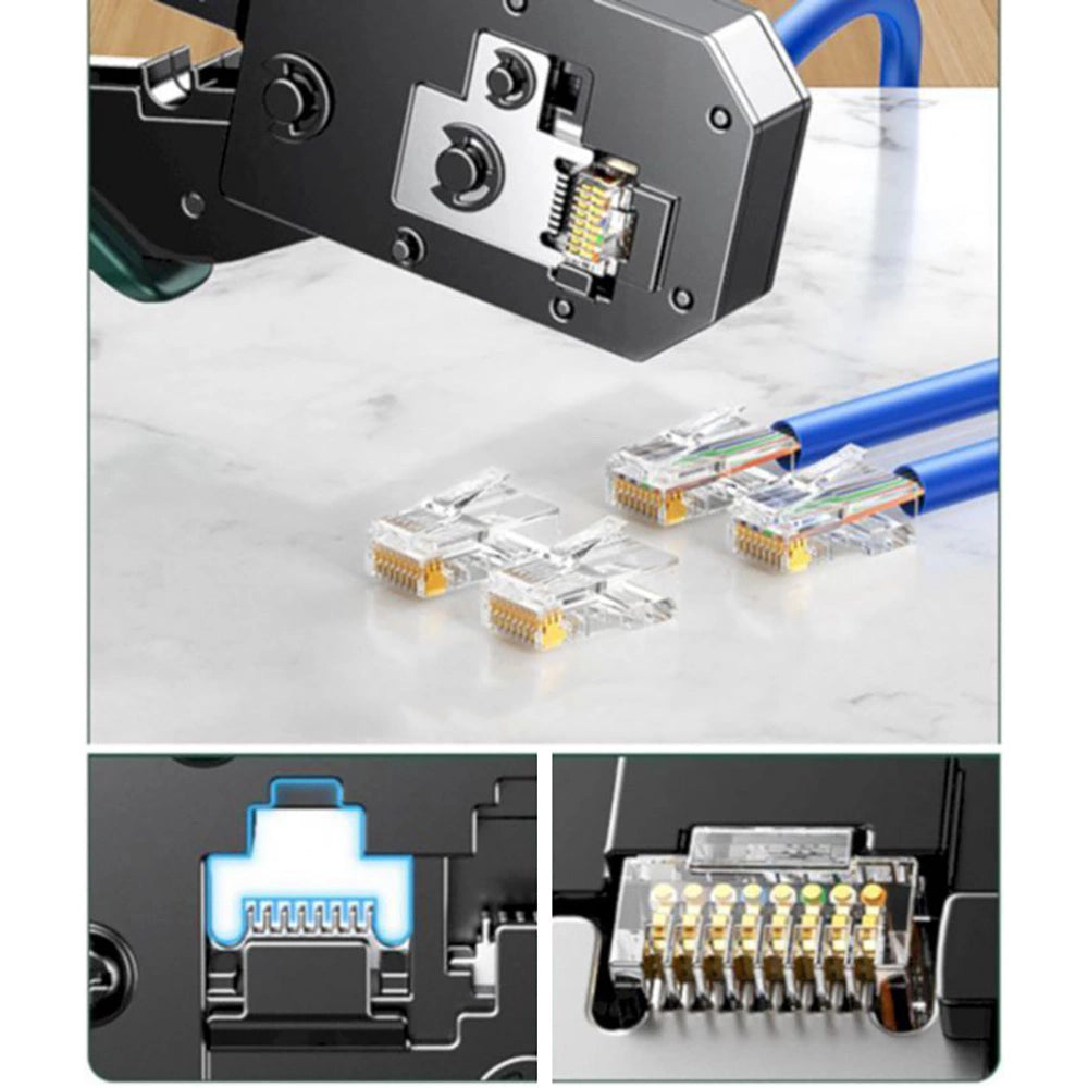 Ugreen kabelstik-crimper til internet Ethernet-kabler grøn (NW136 70683)