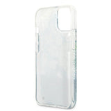 Guess GUHCP13MLFLSN iPhone 13 6.1" grøn/grøn hardcase Flower Liquid Glitter