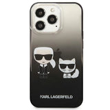 Karl Lagerfeld KLHCP13LTGKCK iPhone 13 Pro / 13 6,1" hardcase sort/sort Gradient Ikonik Karl & Choupette